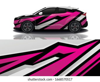 SUV Car Wrapping Decal Design