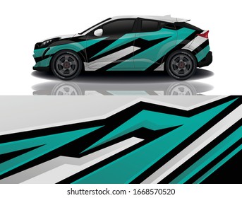SUV Car Wrapping Decal Design