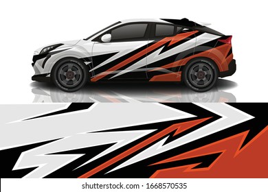 SUV Car Wrapping Decal Design