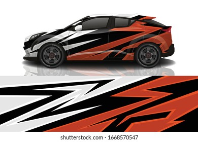 SUV Car Wrapping Decal Design