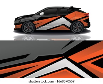 SUV Car Wrapping Decal Design