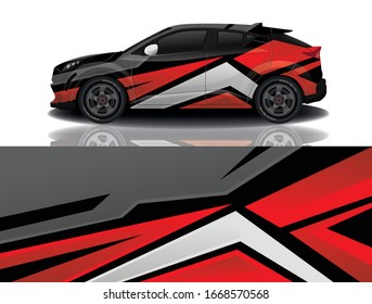 SUV Car Wrapping Decal Design