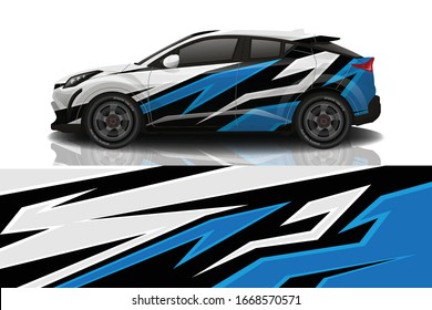 SUV Car Wrapping Decal Design