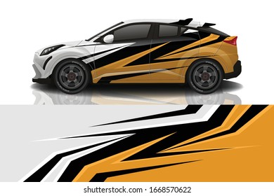 SUV Car Wrapping Decal Design