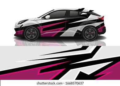 SUV Car Wrapping Decal Design