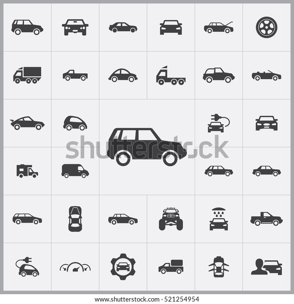 suv\
icon. car icons universal set for web and\
mobile