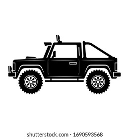 Similar Images, Stock Photos & Vectors of Off-road vehicle isolated on ...