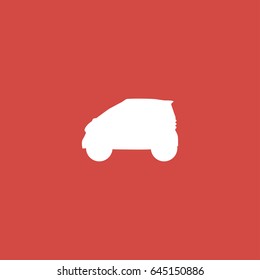 suv icon. sign design. red background