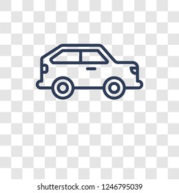 Suv icon. Trendy Suv logo concept on transparent background from Transportation collection