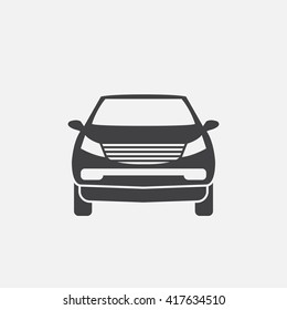  suv icon vector, solid logo illustration, pictogram isolated on white