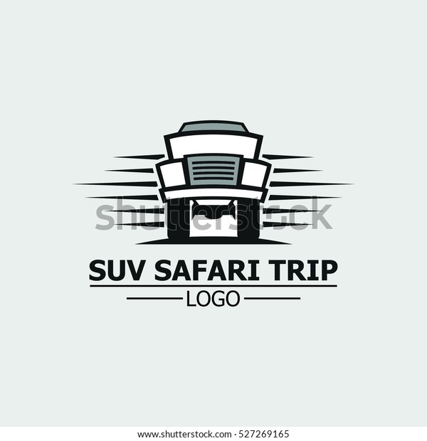 Suv, safari trip, logo
design logo 