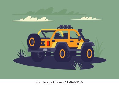 SUV in the wild.