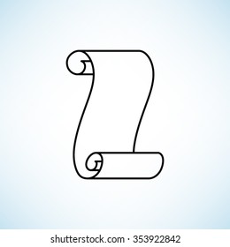 Suva paper -  black vector icon