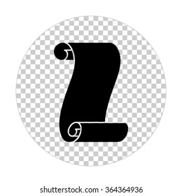 Suva paper -  black vector icon