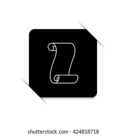 Suva paper  - black vector icon