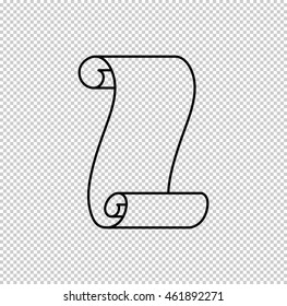 Suva paper  - black vector icon