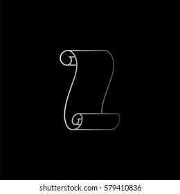 Suva paper  - black vector icon