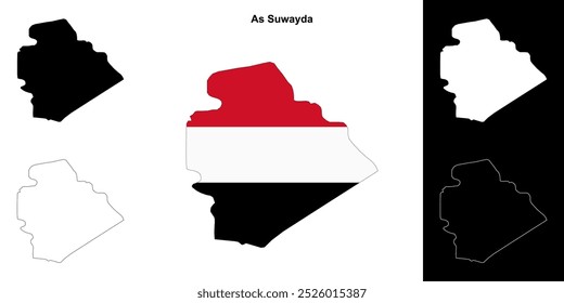 Als Suwayda Governorate Gliederungsplan