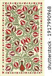 Suzane orient pattern carpet with pommegranate