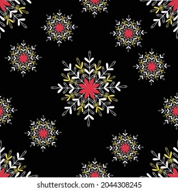 Suzani carpet pattern - home interior element, used in the fashion industry and creative design projects, Uzbekistan traditional culture. Digital textile product. Seamless pattern