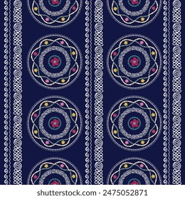 Cepillos de forma Suzani para crear hermosos patrones de tela y otros diseños. Cultura uzbeka. Patrones digitales.	