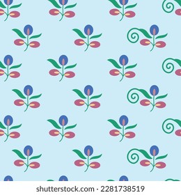 Suzani shapes seamless patterns for fabrics and other things for decoring the home interior. Suzane. Uzbek culture.  