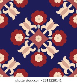 Suzani o suzane - alfombra de patrón uzbeka, esparcida en Asia Central, producto textil tradicional, usando ahora en la decoración de casa y la industria de la moda, producto de bordado	