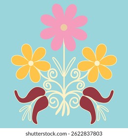 Suzani - a traditional textile product in Uzbekistan, a home interior element. Nowadays using for decorating fashion outfits and other creative elements. 