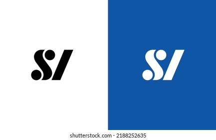 SV latter vector logo abstract