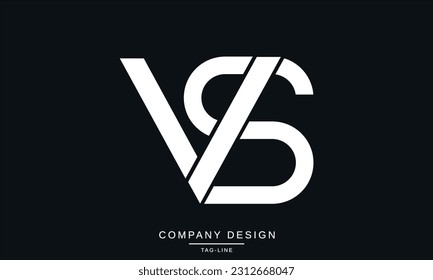 SV, VS, Abstract Letters Logo Monogram