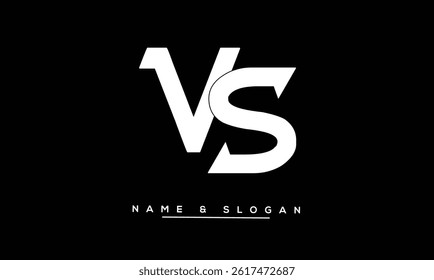 SV, VS Abstract Letters Logo Monogram