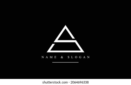 SV, VS, S, V abstract letters logo monogram