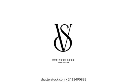  SV, VS, S, V, Abstract Letters Logo Monogram