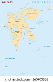 svalbard-spitsbergen map