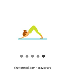 Svanasana Pose Icon
