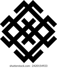 Amulet vector de vectores Svarogich Slava Symbol