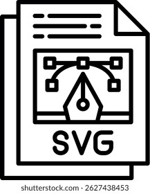 Design De Ícone De Vetor Criativo De Arquivo Svg