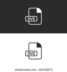 svg file format icon