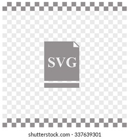 SVG file icon. Vector.