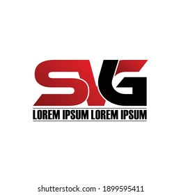 SVG letter monogram logo design vector svg