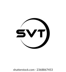 SVT Letter Logo Design, Inspiration for a Unique Identity. Modern Elegance and Creative Design. Watermark Your Success with the Striking this Logo.