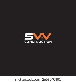 SVV initials logo in orange and white on a black background