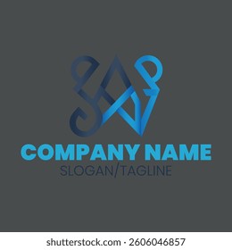 SW Company Logo Concept industrial