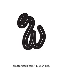 vector de diseño de logotipo de letra SW