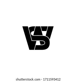 diseño del logotipo original en monograma de letra pequeña