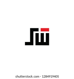 sw letter vector logo