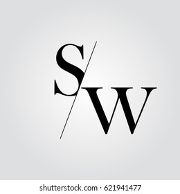 Sw Logo Stock Vector (Royalty Free) 621941477 | Shutterstock