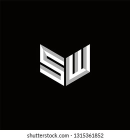 SW Logo Letter initial Designs Templete
