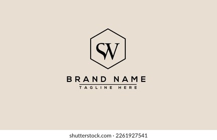 SW UNIQUE COMPANY BRAND LOGO DESIGN 