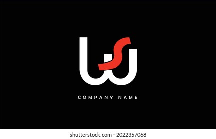 SW, WS Alphabets Letters Logo Monogram